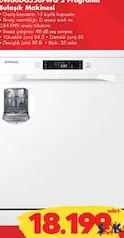 SAMSUNG DW60DG550FWQ 5 PROGRAMLI BULAŞIK MAKİNESİ